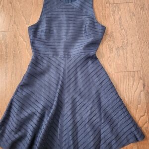 Banana Republic Navy Textured Mini Dress O